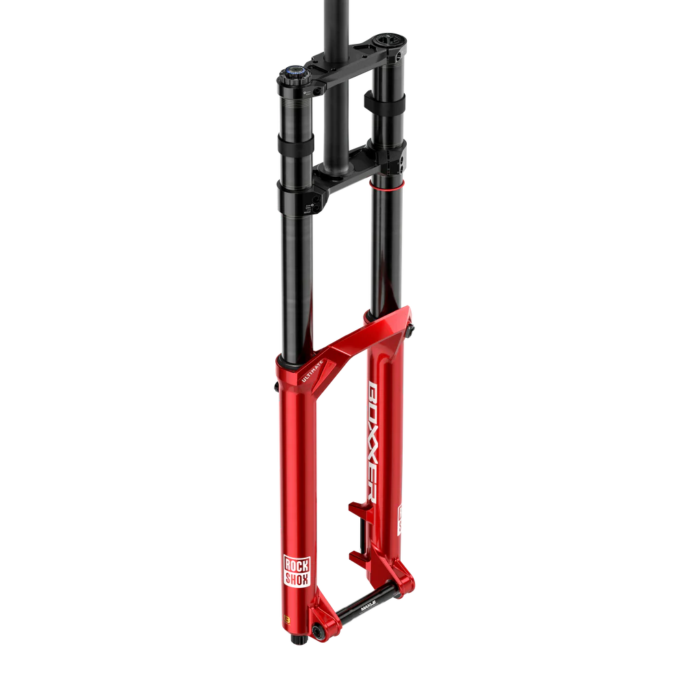 004021253001-FS-BXR-ULT-29SB-200-RED-C5R55-SHRT-48-D2-c-3q-v2.webp Fourche ROCKSHOX BOXXER ULTIMATE CHARGER 3.2 RC2 27.5" Axe 20x110mm Boost Rouge – Image 1
