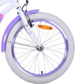 Lovely Fuxia Vélo pour Fille de 6 à 8 Ans 20 Pouces avec Panier et Porte-Bagages – Image 3