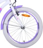 Lovely Fuxia Vélo pour Fille de 6 à 8 Ans 20 Pouces avec Panier et Porte-Bagages – Image 3